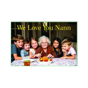 Gloss Aluminum Rectangle Magnet with Rounded Corners (2"x3")