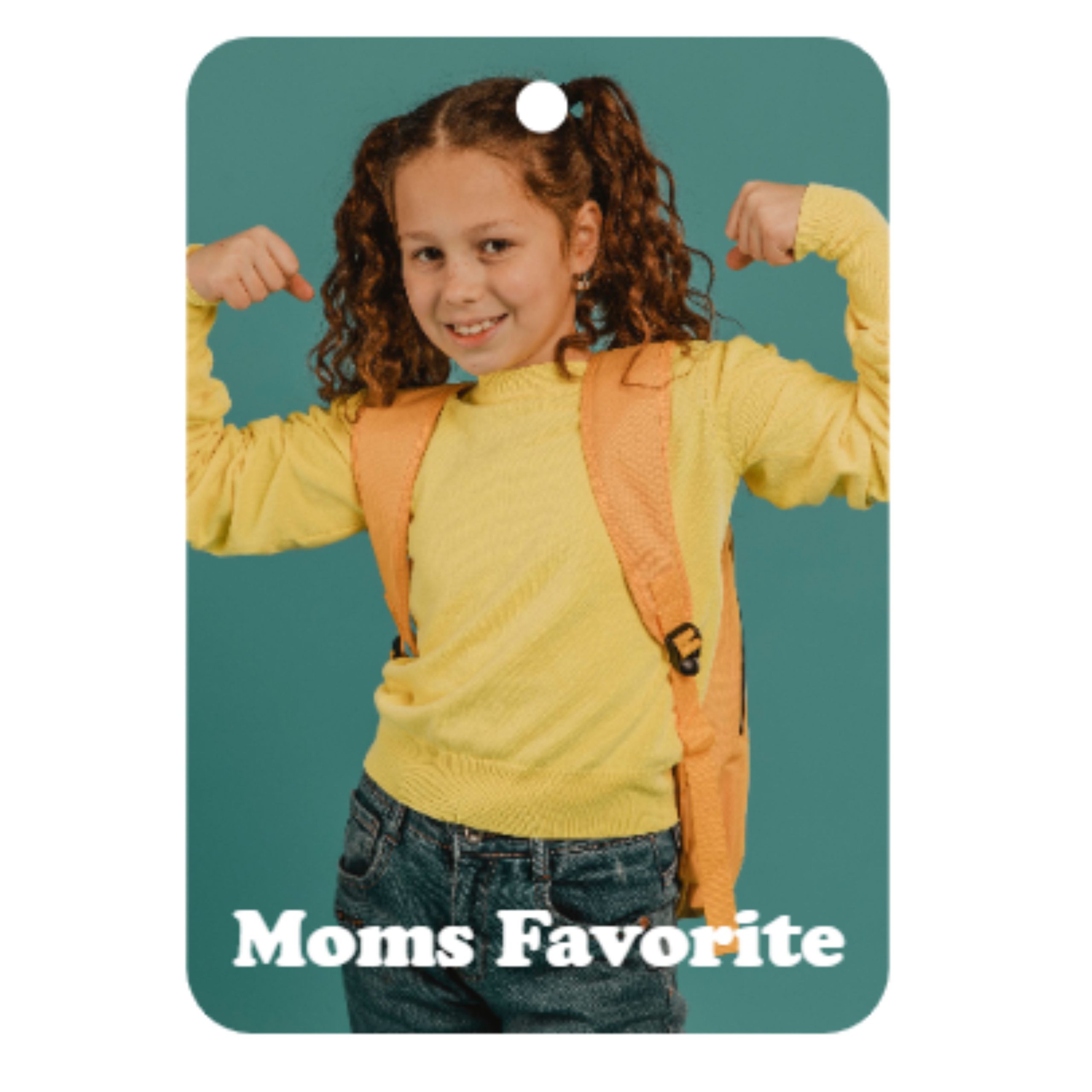 "Mom's Favorite" Custom Rectangle Air Freshener
